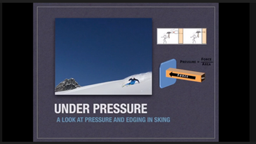 Pressure control and edging in skiing